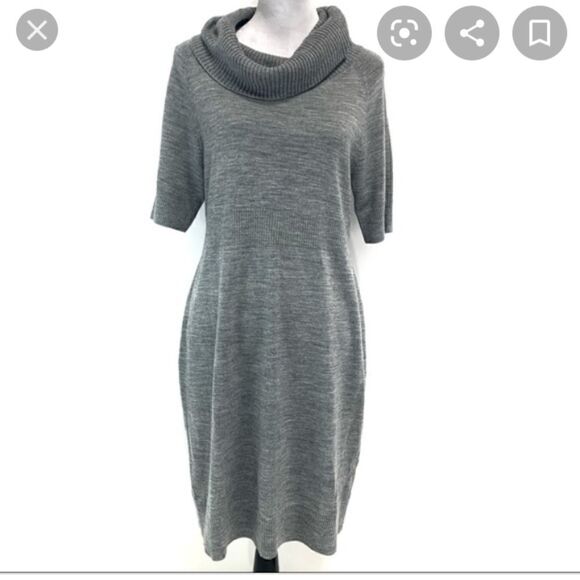 Lands End Large Merino wool sweater dress - Picture 3 of 4